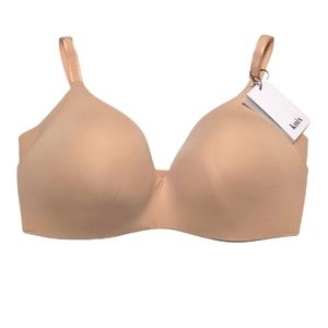 KNIX WingWoman Contour Bra 8+ Beige Nude Wire Free Full Coverage Plus Size